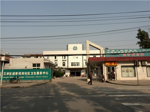 武汉市江岸区谌家矶街社区卫生服务中心logo 