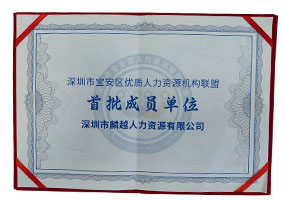 深圳市宝安区优质人力资源机构联盟首批成员单位